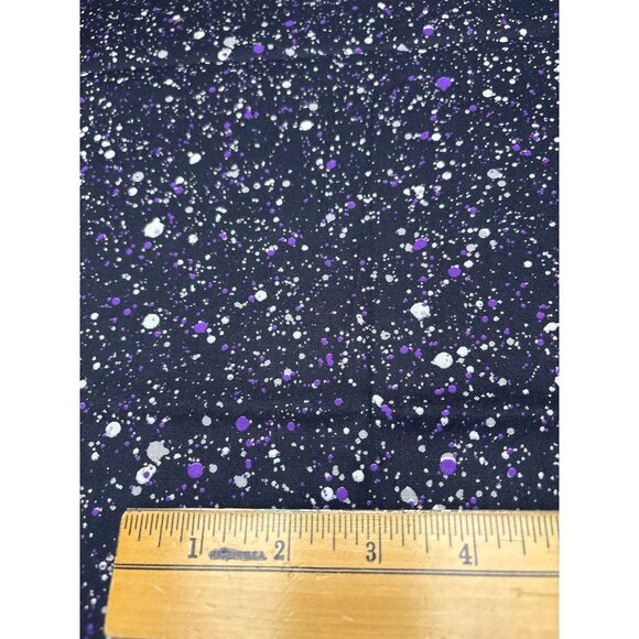Joann Purple White Splatter Cotton Fabric 24"x44" Crafts Sewing Projects - Picture 9 of 12